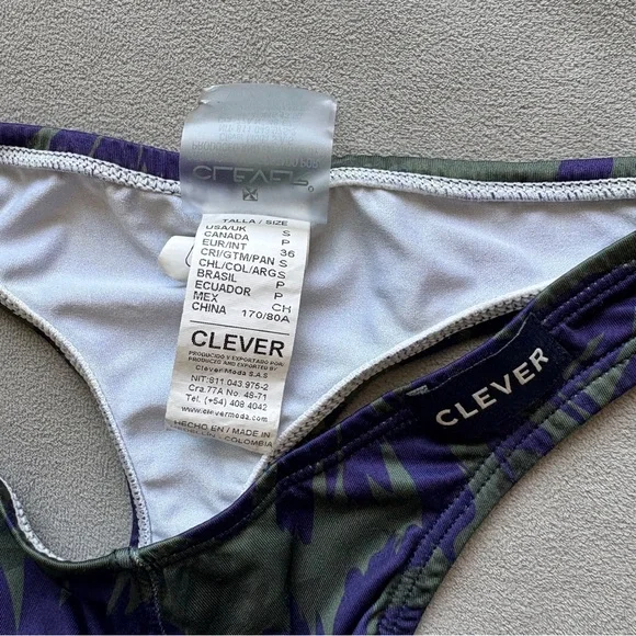Clever Blue/Green Men’s Thong - Picture 7 of 9